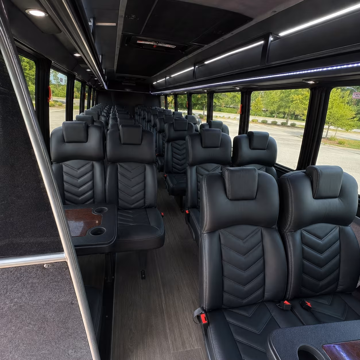 tallahassee concert transportation onboard seating